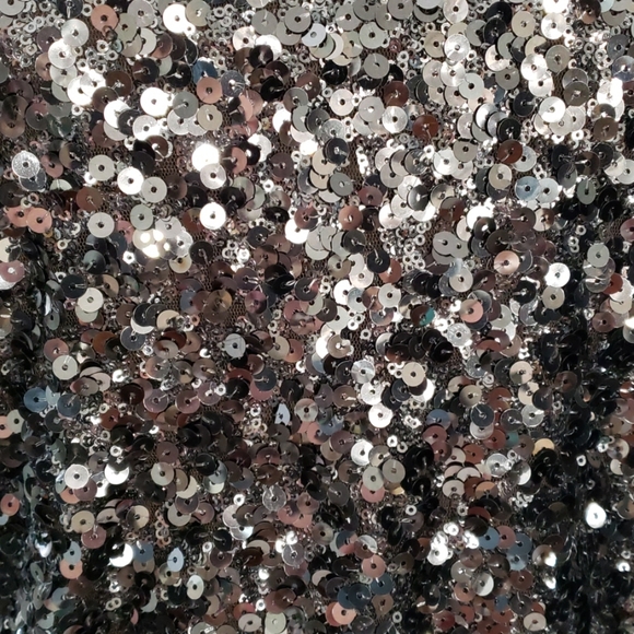 Forever 21 Festive Bronze Sequin Sweatshirt - Picture 8 of 12